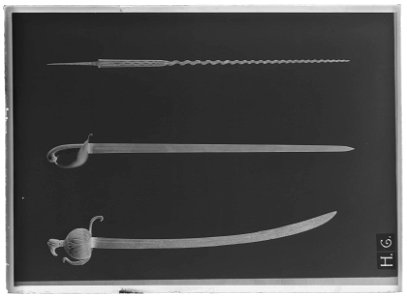 Pallasch med sabelfäste, Spanien , ca 1800 - Livrustkammaren - 60701-negative