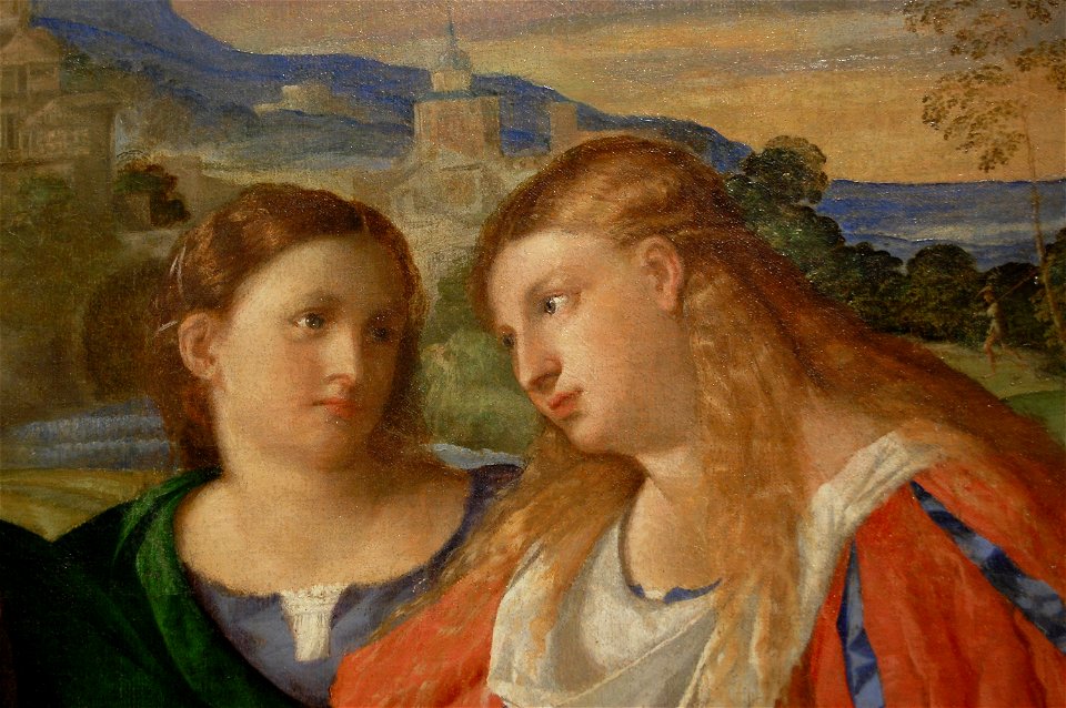Palma il Vecchio - Sacra Conversazione (detail 5)
