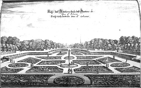 Palais duc d'Orléans jardin 13747