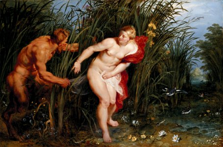 Pan syrinx Rubens. Free illustration for personal and commercial use.
