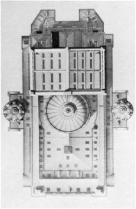 Palais Garnier plan of the roof - Steinhauser 1969 plate6