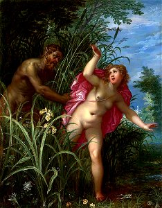 Pan pursuing Syrinx (1615)