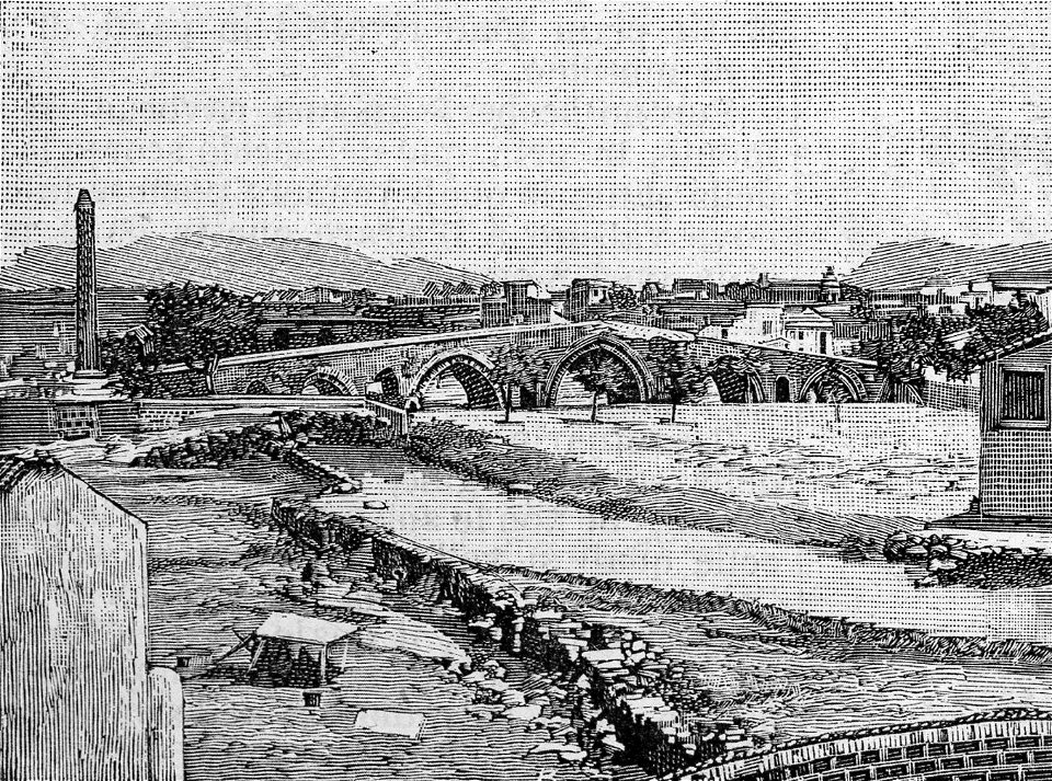 Palermo – Ponte dell’Ammiraglio (xilografia)