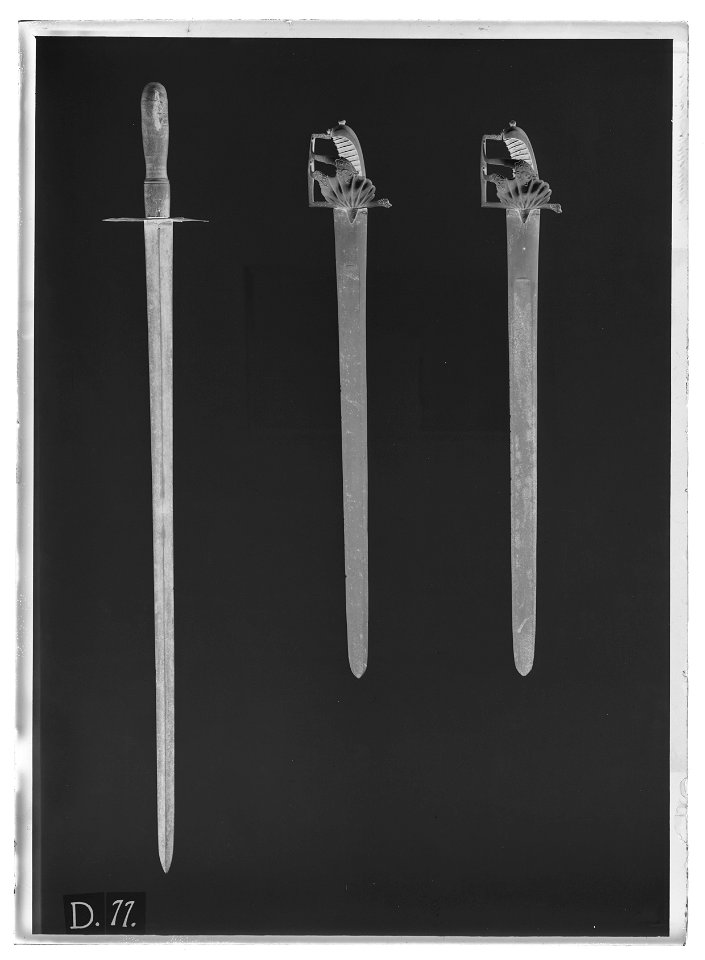 Pallasch, Frankrike , 1700-talets mitt - Livrustkammaren - 69372-negative