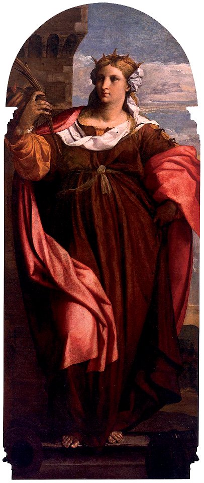 Palma il Vecchio - Polyptych of St Barbara (central panel) - WGA16932