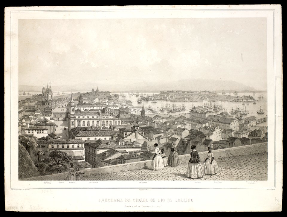 Panorama da cidade de Rio de Janeiro (11), da Coleção Brasiliana Iconográfica