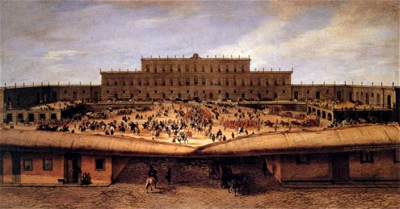 Pandolfo Reschi - View of the Palazzo Pitti - WGA19316