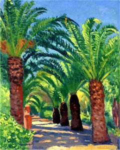 Palm Trees at Porquerolles Albert Marquet (1939)