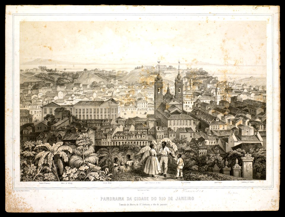 Panorama da cidade de Rio de Janeiro (13), da Coleção Brasiliana Iconográfica