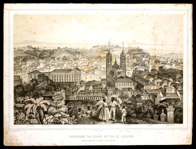 Panorama da cidade de Rio de Janeiro (13), da Coleção Brasiliana Iconográfica