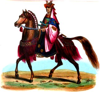 Pannemaker. Général Japonais. Auguste Wahlen. Moeurs, usages et costumes de tous les peuples du monde. 1843