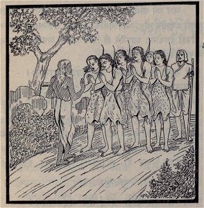 Pandavas meet Daipayan