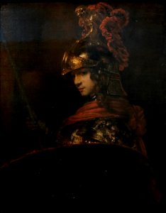 Pallas Athena Rembrandt. Free illustration for personal and commercial use.