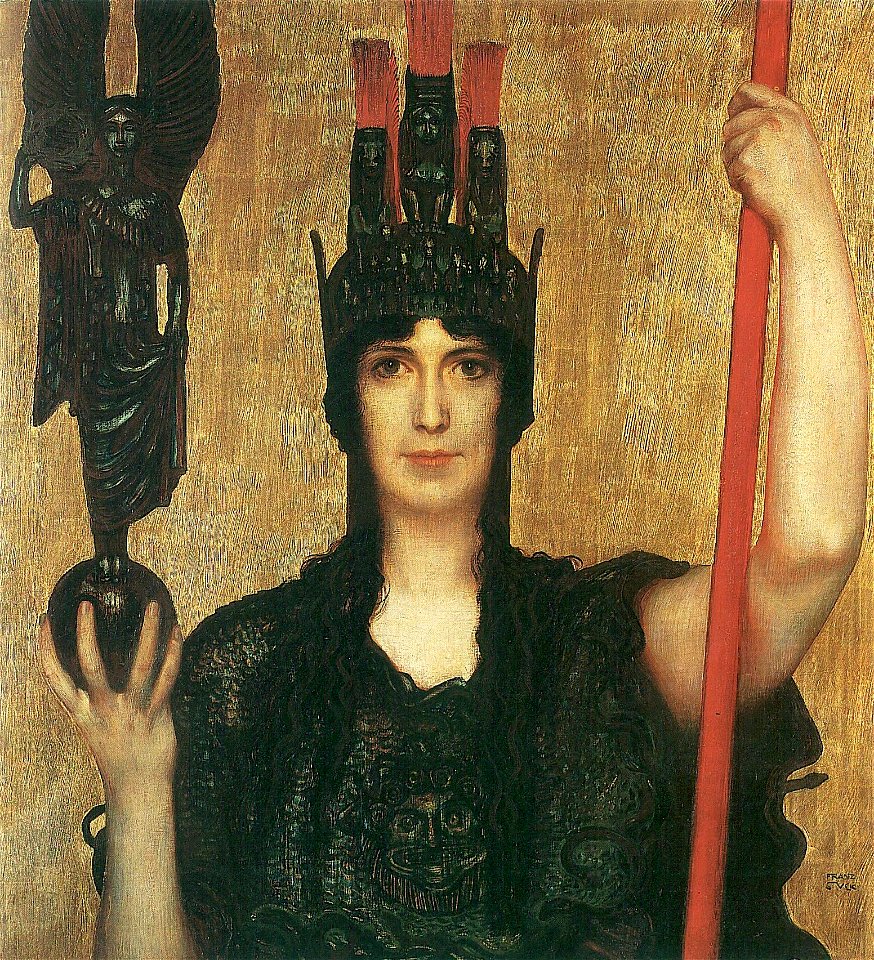 Pallas Athena - Franz von Stuck (1898)