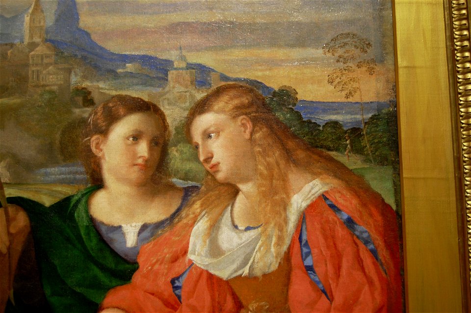 Palma il Vecchio - Sacra Conversazione (detail 1)