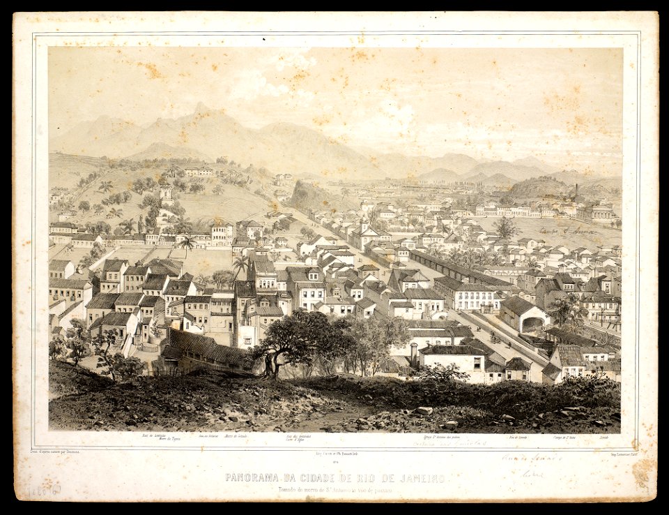 Panorama da cidade de Rio de Janeiro (10), da Coleção Brasiliana Iconográfica