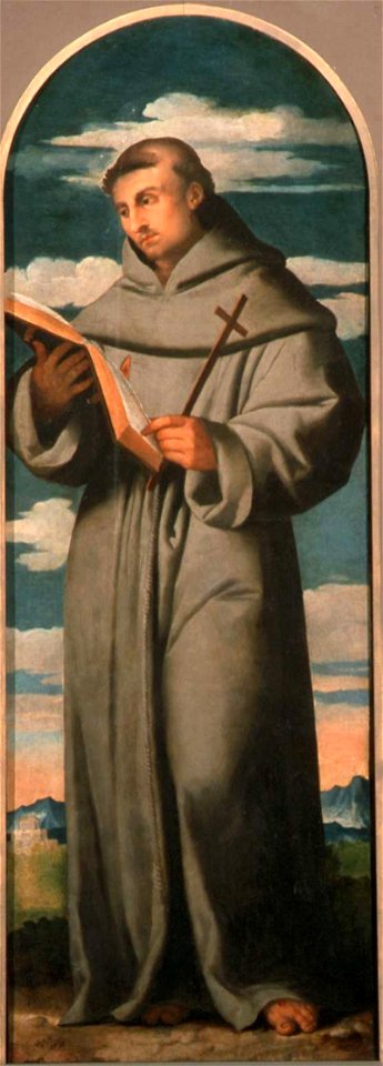 Palma il Vecchio sec. XVI, San Francesco d'Assisi, Bergamo