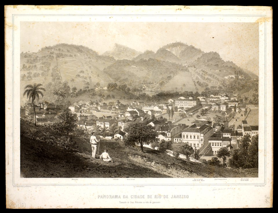Panorama da cidade de Rio de Janeiro (9), da Coleção Brasiliana Iconográfica