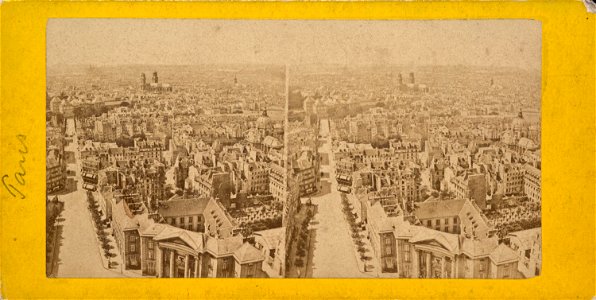 Panthéon - Panorama (vue de Paris en direction de l'ouest depuis le Panthéon) (bgw16 0517)
