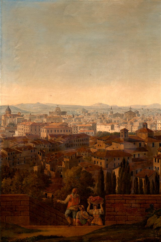 Panorama de Rome vu depuis la terrasse de San Pietro in Montorio (bgw20 0512)