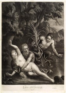 Pan and Syrinx by Isaac Beckett