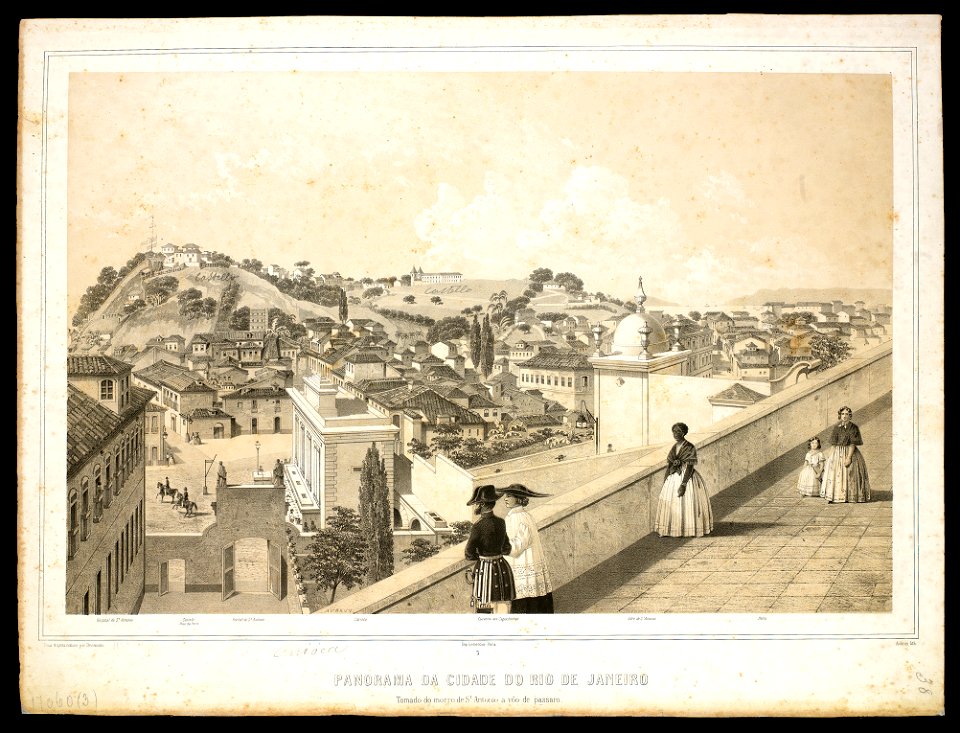 Panorama da cidade de Rio de Janeiro (12), da Coleção Brasiliana Iconográfica