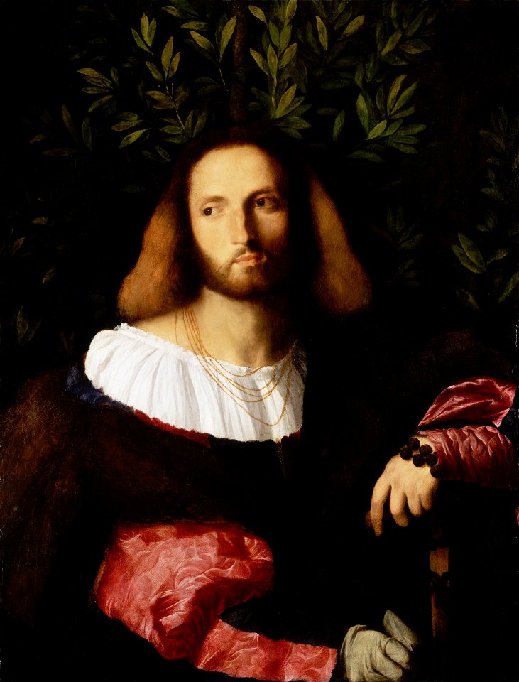 Palma il Vecchio. Ritratto di Poeta, c. 1516