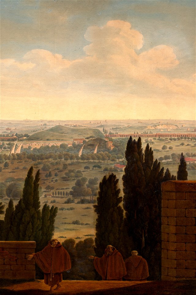 Panorama de Rome vu depuis la terrasse de San Pietro in Montorio (bgw20 0515)