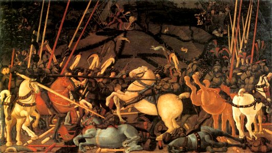 Paolo Uccello - Bernardino della Ciarda Thrown Off His Horse - WGA23216
