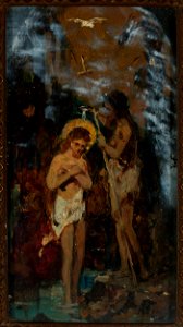 Pantaleon Szyndler - Baptism of Christ - MP 1963 MNW - National Museum in Warsaw