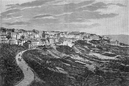 Panorama di Potenza (xilografia)