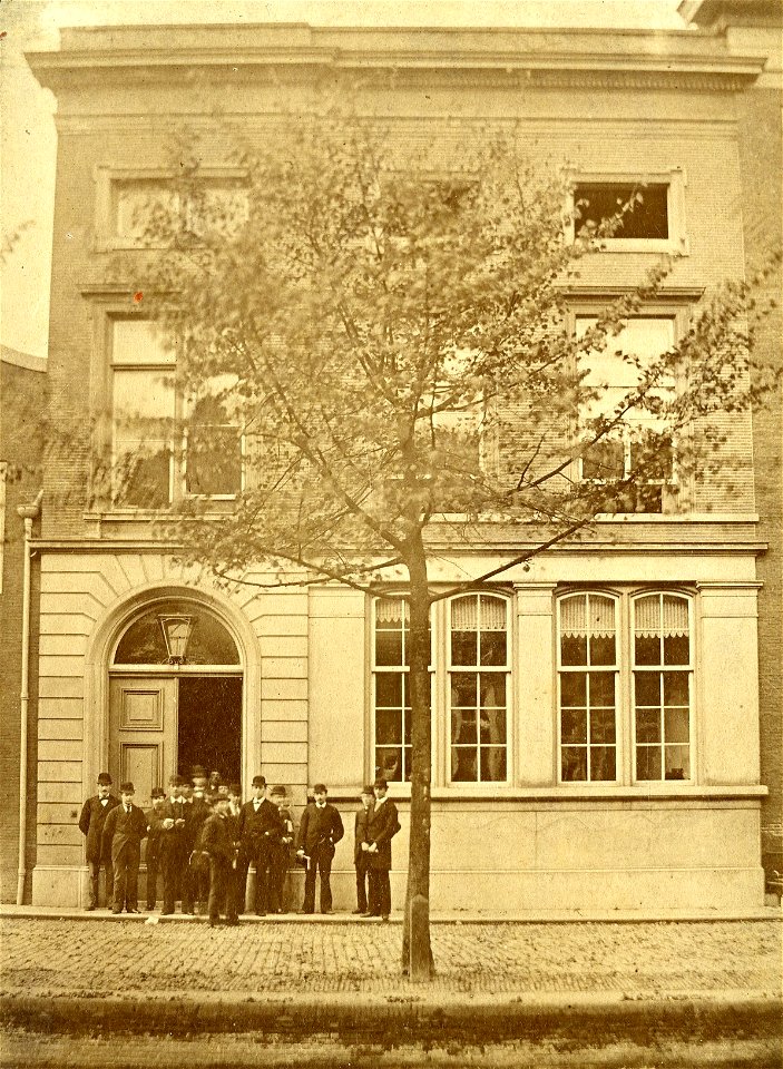 Pand van de Indische Instelling aan de Oude Delft 69 te Delft