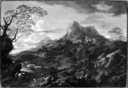 Pandolfo Reschi - Landscape with Horsemen on a Road - 84.241 - Museum of Fine Arts