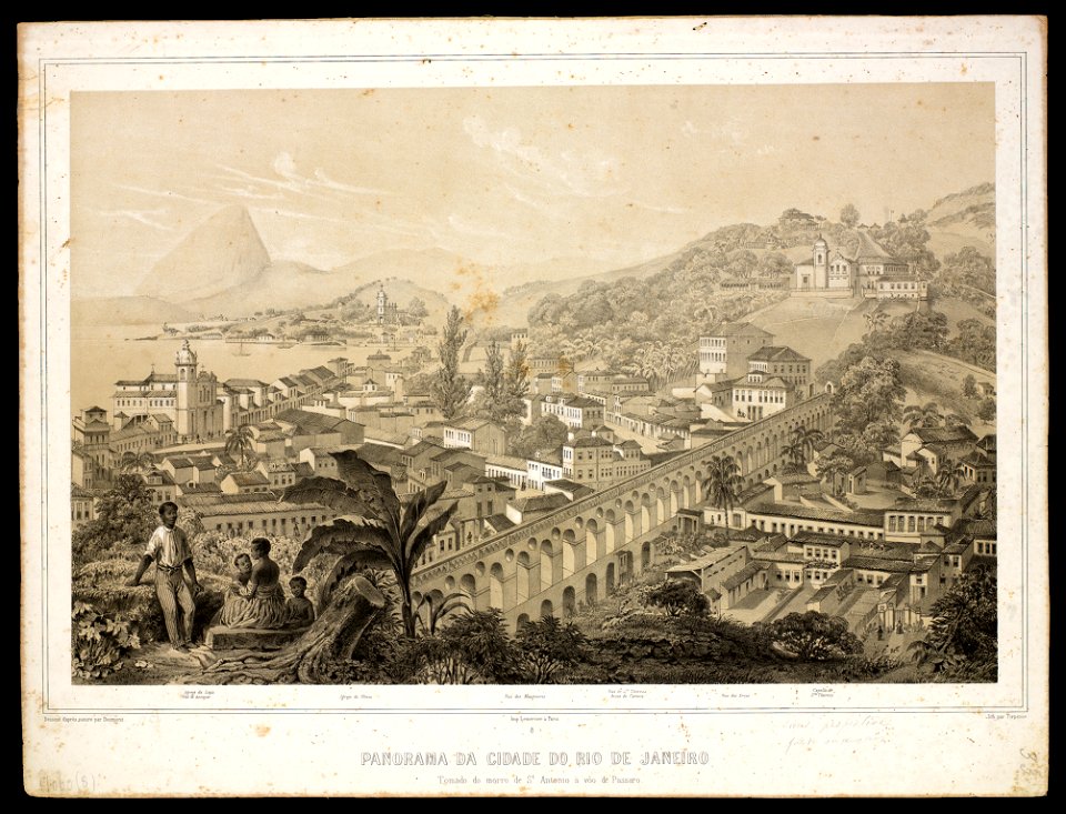 Panorama da cidade de Rio de Janeiro (2), da Coleção Brasiliana Iconográfica