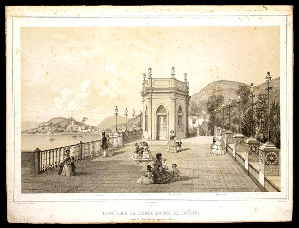 Panorama da cidade de Rio de Janeiro (6), da Coleção Brasiliana Iconográfica