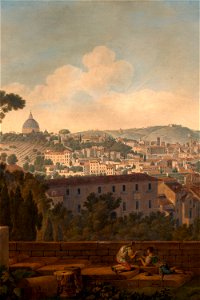 Panorama de Rome vu depuis la terrasse de San Pietro in Montorio (bgw20 0511)