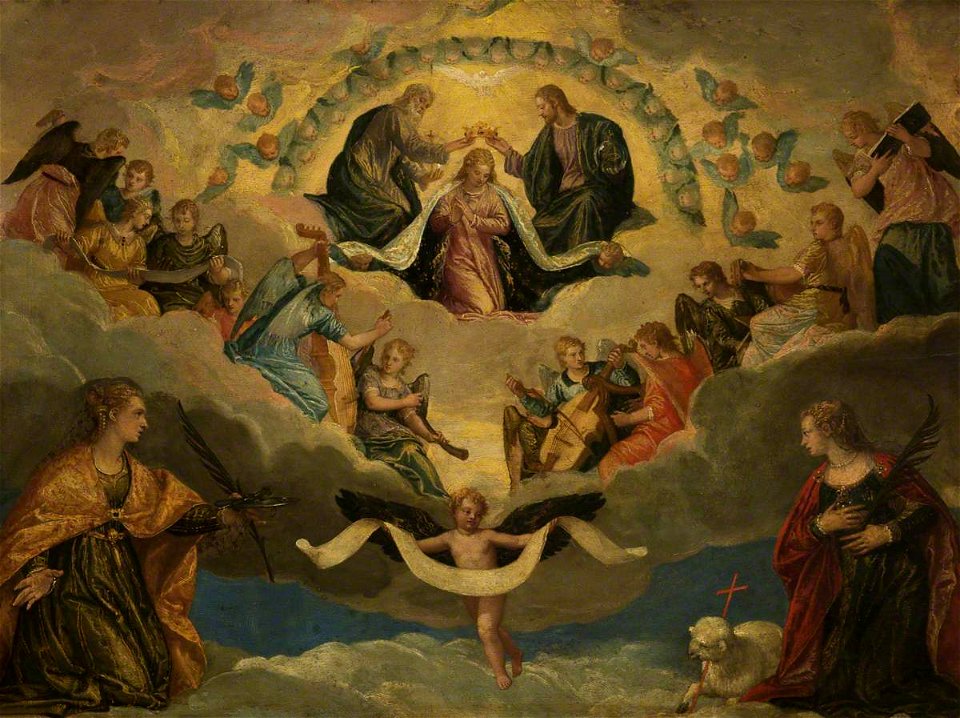 Paolo Veronese (1528-1588) (style of) - The Coronation of the Virgin - 1298186 - National Trust