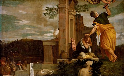 Paolo Caliari, gen. Veronese und Werkstatt - Opferung Isaaks - GG 3825 - Kunsthistorisches Museum