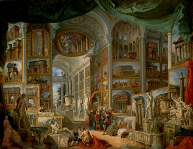 Giovanni Paolo Panini (Italian, Piacenza 1691–1765 Rome) - Ancient Rome - Google Art Project
