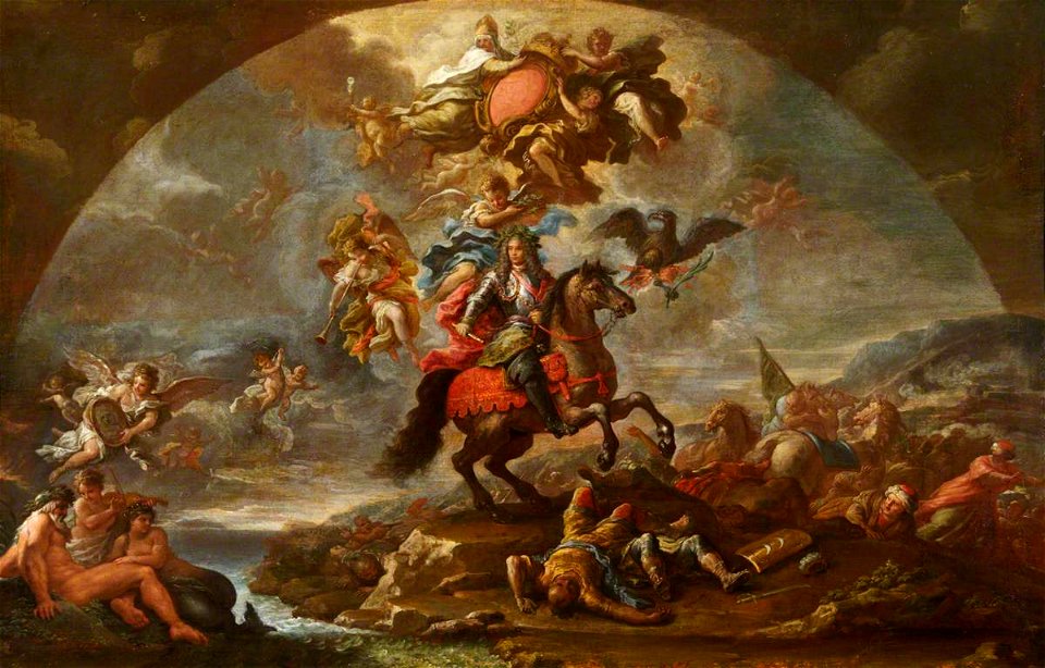 Paolo de' Matteis (1662-1728) - A Glorification of Prince Eugene of Savoy's Victory over the Turks in Hungary and at Zenta and Belgrade in 1697 - 1530105 - National Trust