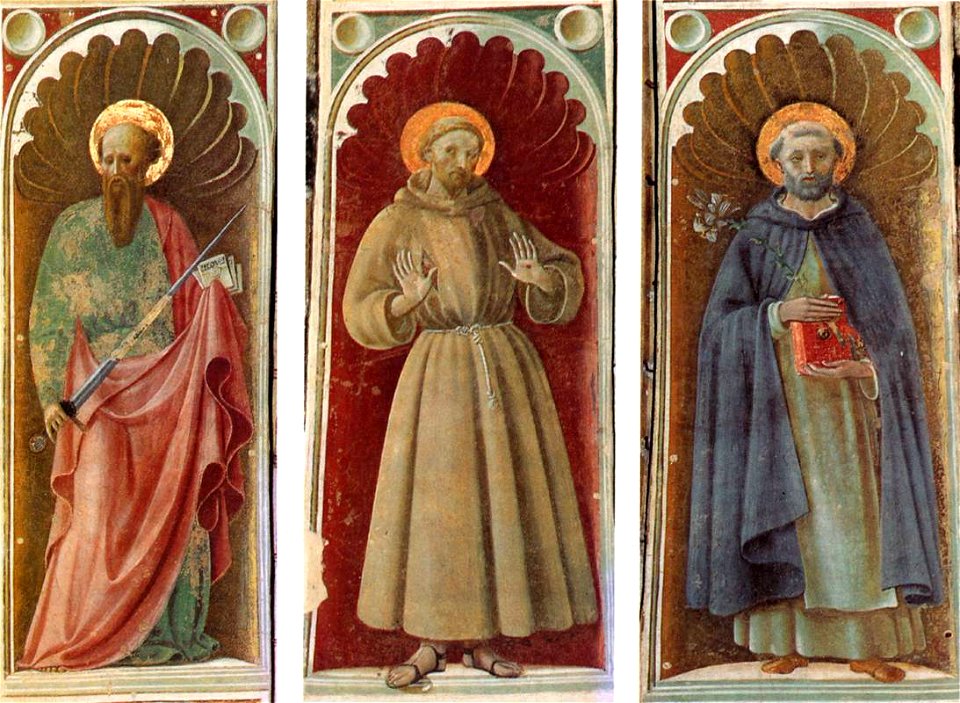 Paolo Uccello - Sts Paul, Francis and Jerome - WGA23202