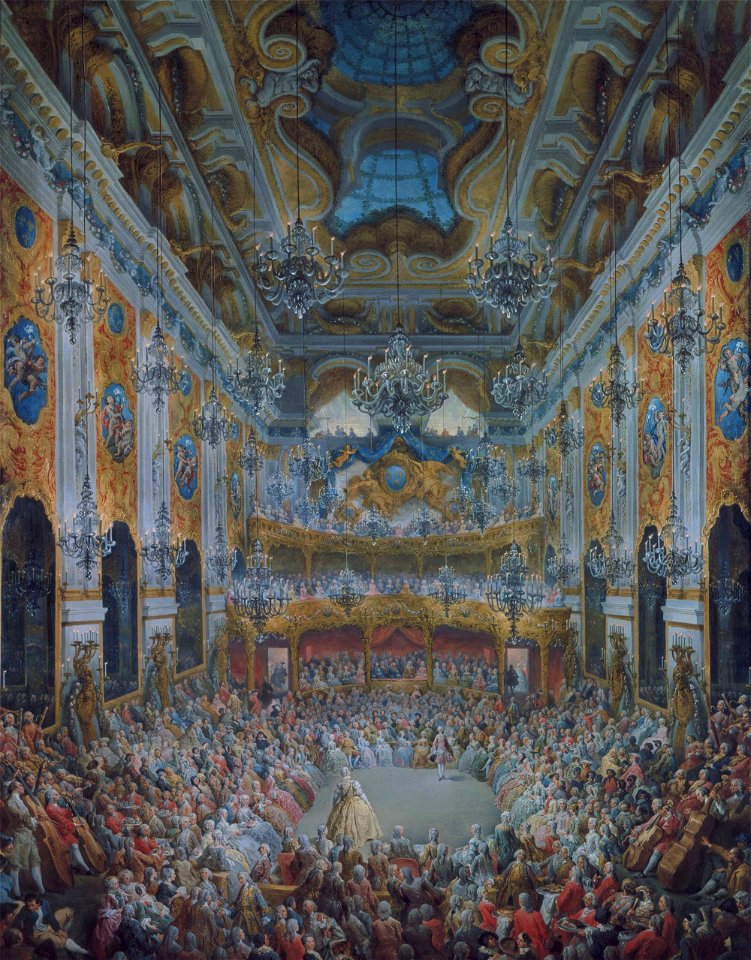 'A Ball' by Giovanni Paolo Panini