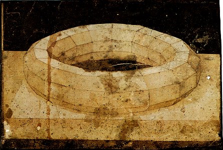 Paolo uccello, studio di mazzocchio in prospettiva 03