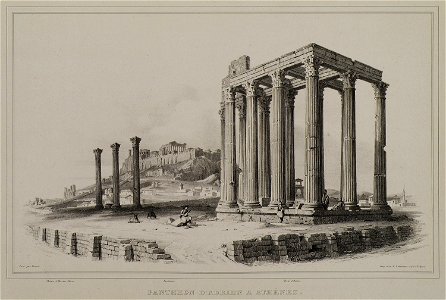 Pantheon d'Adrien à Athènes - Stackelberg Otto Magnus Von - 1834