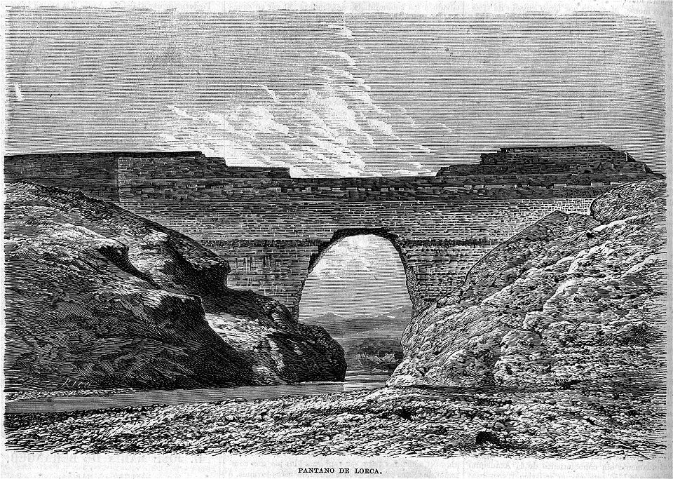 Pantano de Lorca, en La Ilustración de Madrid