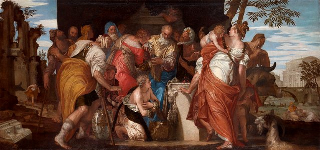 Paolo Caliari, gen. Veronese, , Kunsthistorisches Museum Wien, Gemäldegalerie - Salbung Davids - GG 40 - Kunsthistorisches Museum