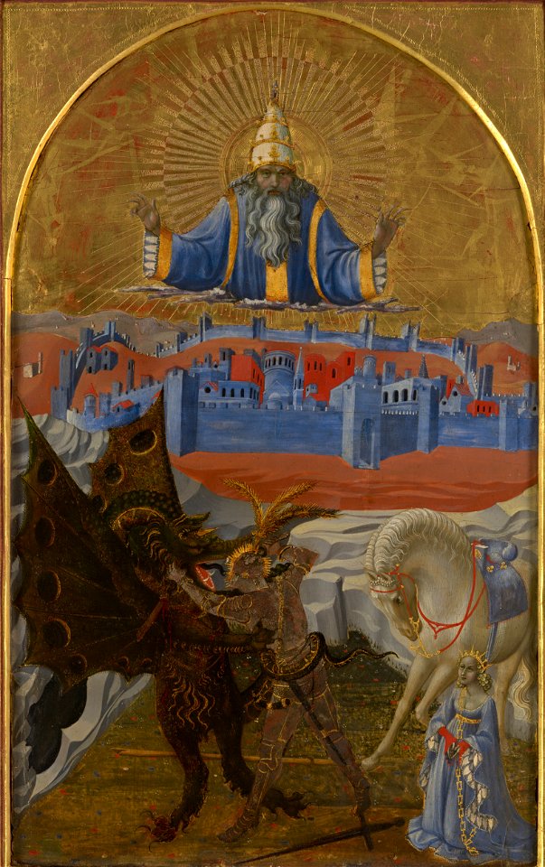 Paolo Uccello - St George slaying the dragon - Google Art Project