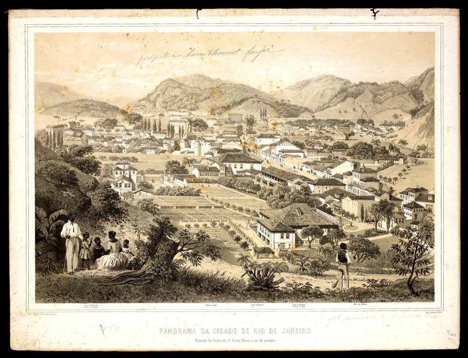 Panorama da cidade de Rio de Janeiro (4), da Coleção Brasiliana Iconográfica
