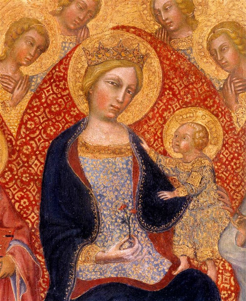 Paolo di giovanni fei, madonna col bambino 2