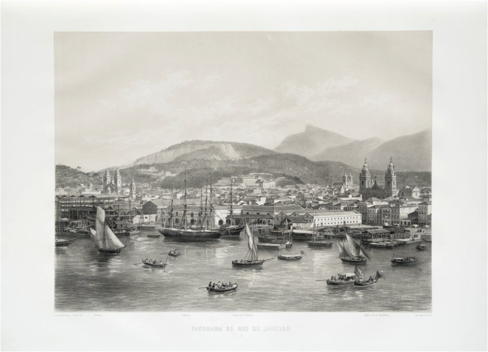 Panorama de Rio de Janeiro (1), da Coleção Brasiliana Iconográfica